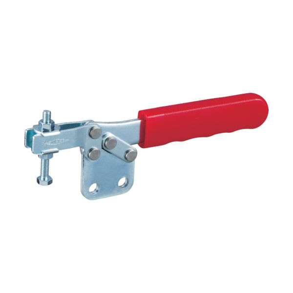 スーパー 下方押え型トグルクランプ(水平ハンドル式) 全長:199mm 締付力:2.5kN ストレートベース TDBS38S 1個（直送品）