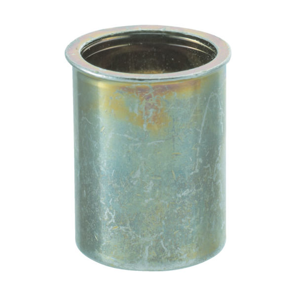 トラスコ中山 TRUSCO クリンプナット薄頭スチール 板厚3.5 M4X0.7 1000個入 TBNF-4M35S-C 1箱(1000個)（直送品）