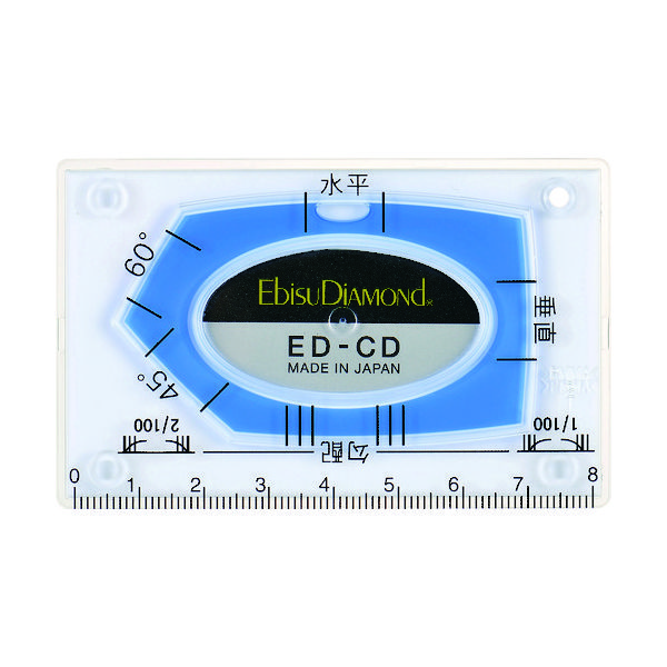 エビス エビスダイヤモンド カードレベル・ブルー ED-CDBL 1個(1枚) 410-5401（直送品）