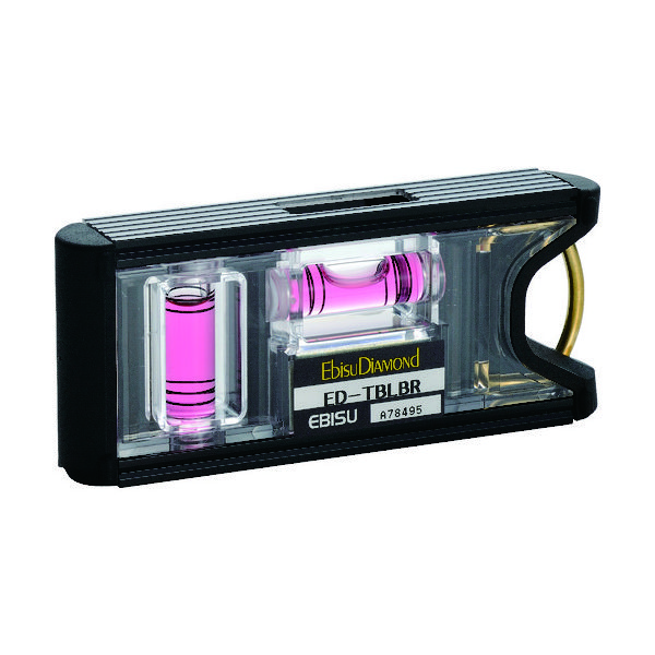 エビス エビスダイヤモンド トビレベル ブラック/レッド ED-TBLBR 1個(1本) 410-5630（直送品）