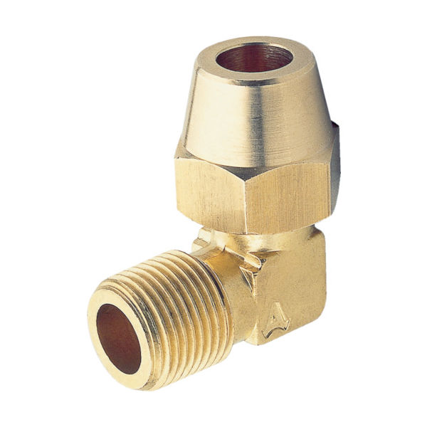 アソー ASOH フレアーエルボ PT1/4XΦ6.35 FL-1202 1個 406-8319（直送品）