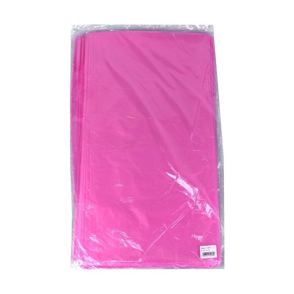 ワタナベ工業 ワタナベ 食品用片開きシート(500W×1000) ピンク (100枚入) KS-50P 1袋(100枚) 405-0339（直送品）