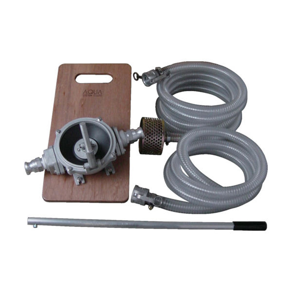 アクアシステム ハンドダイヤフラムポンプ 非常用セット KT-HDOS-40ALB 1台(1個) 410-0506（直送品）