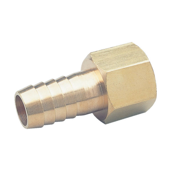 アソー ASOH SUS 内ねじホースニップル PT1/4×Φ9 HF-7209 1個 409-0811（直送品）