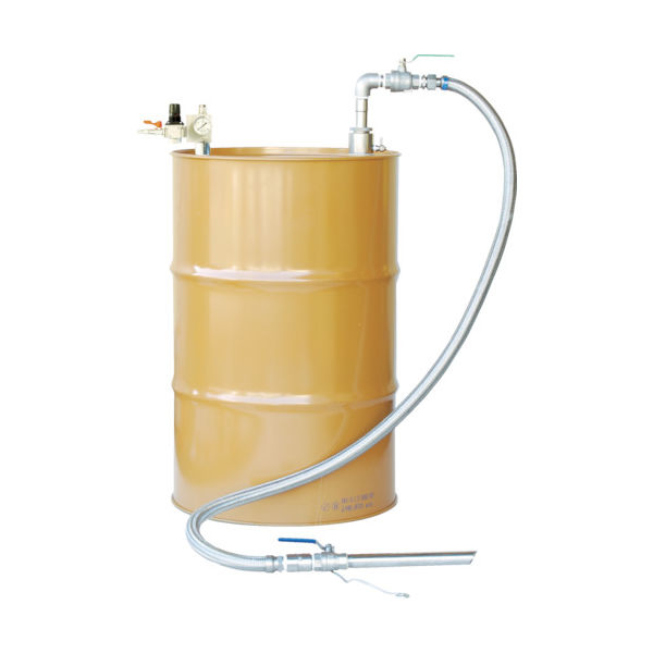 アクアシステム 吐出専用 SUS製エア式ドラムポンプ セパレート型 APDS-25SUS 1台 410-0361（直送品）