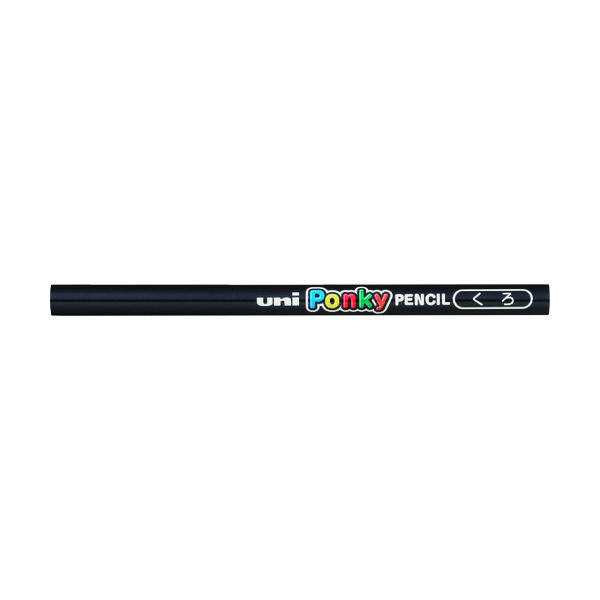 三菱鉛筆 uni 色鉛筆ポンキー単色 黒 K800.24 1本 408-8662（直送品）