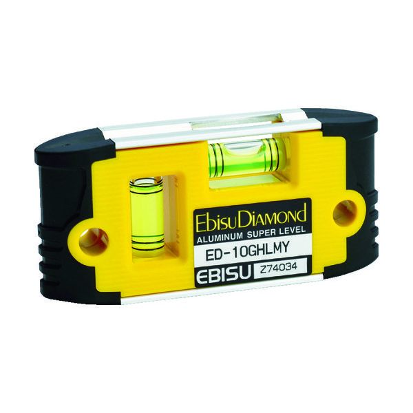エビス エビスダイヤモンド Gーハンディレベル イエロー ED-10GHLMY 1個(1本) 410-4714（直送品）