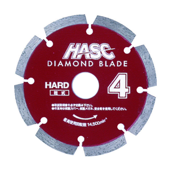 ワキタ MEIHO コンクリート用ダイヤモンドカッター ダイヤモンドブレード 105mm 乾式 HD-4 1枚 412-8681（直送品）