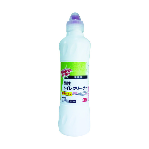 スリーエム ジャパン 3M スコッチ・ブライト 酸性トイレクリーナー 500ml SAN T 500 1本 413-3340（直送品）