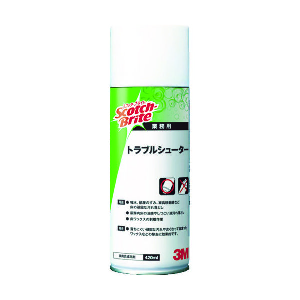 スリーエム ジャパン 3M スコッチ・ブライト トラブルシューター 420ml T/SHOOTER 1本 413-3366（直送品）