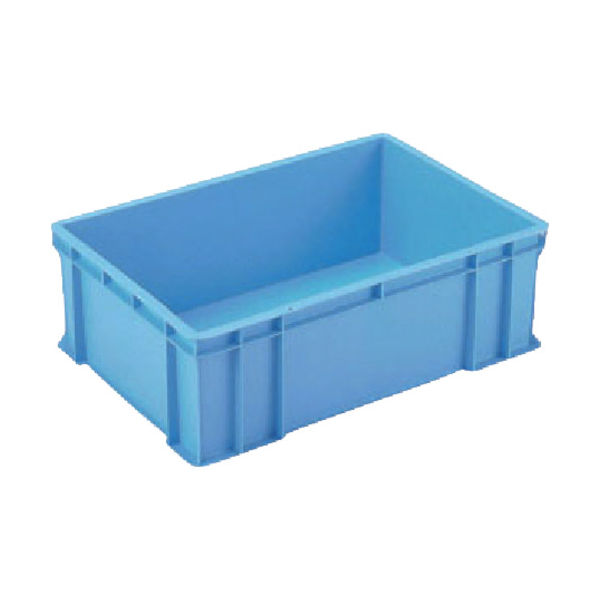 岐阜プラスチック工業 RISU ボックス型コンテナ 132686 B型プラテナーBー56 青 B-56 B 1個 411-0404（直送品）