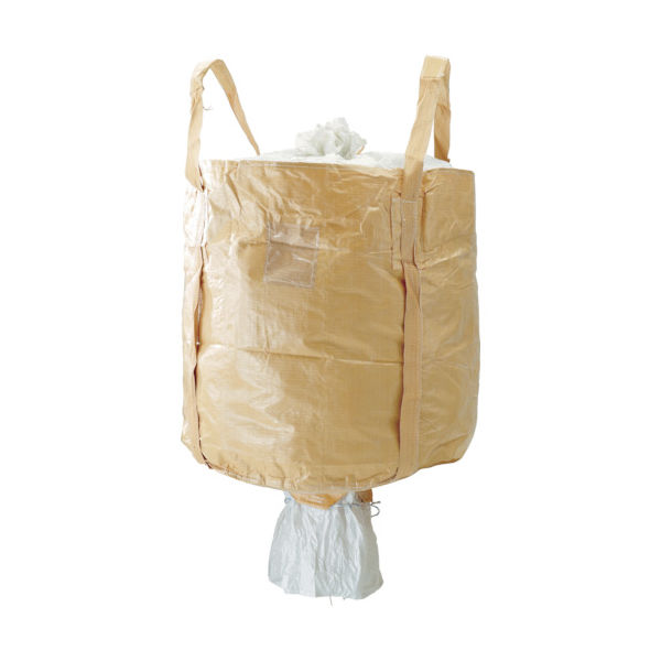 吉野 コンテナバッグ丸型 ラミ付 排出口付 YS-CB-L1000C 1個(1枚) 412-7595（直送品）