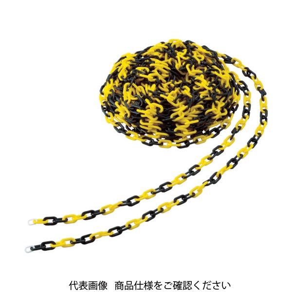 トラスコ中山 TRUSCO プラチェーン 8MMX30M 黄/黒 TPC-8YB 1巻 408-9847（直送品）