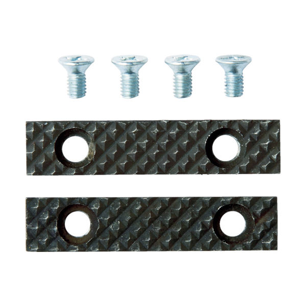 トラスコ中山 TRUSCO 回転式ベンチバイス BV65SN用 口金・固定ねじセット BV65SNKB 1セット 414-9599（直送品）