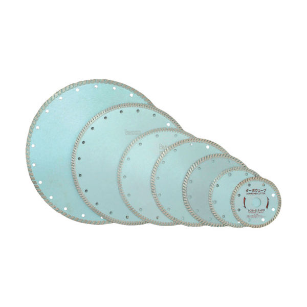 小山金属工業所 アイウッド ダイヤモンドカッター ターボウェーブ 180X2.2X25.4 89714 1枚 414-0052（直送品）