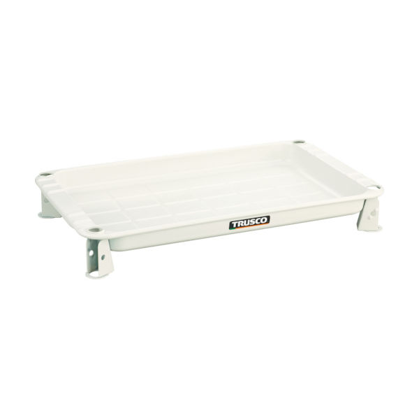 トラスコ中山 TRUSCO ツールワゴンロイヤル浅型トレーTWRー4型用ホワイト TWR-4A2-W 1枚(1個) 414-6221（直送品）