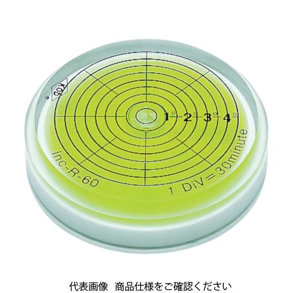 アカツキ製作所 KOD 角度計付丸型アイベル水平器 INCーR INC-R110 1個 417-0059（直送品）