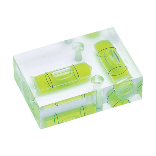 アカツキ製作所 KOD 平クロス型アイベル水平器(取付穴付 PTH-30 1個(1本) 417-0156（直送品）