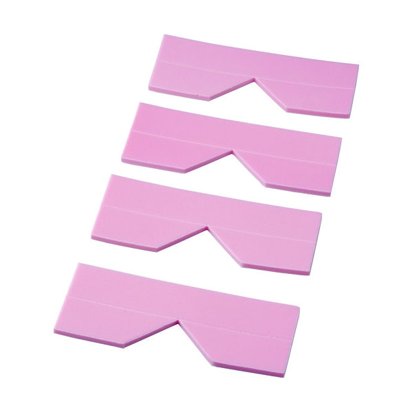 トラスコ中山 TRUSCO エッジクッションテープ コーナー用4枚入 レッド TECC-50R 1袋(4枚) 415-5271（直送品）