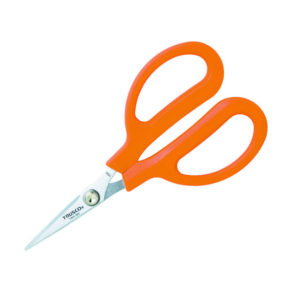 トラスコ中山 TRUSCO 【売切廃番】 ハードはさみ(ストレートタイプ)ケブラー(R)繊維用 160mm TAH-160 1丁(1本)（直送品）