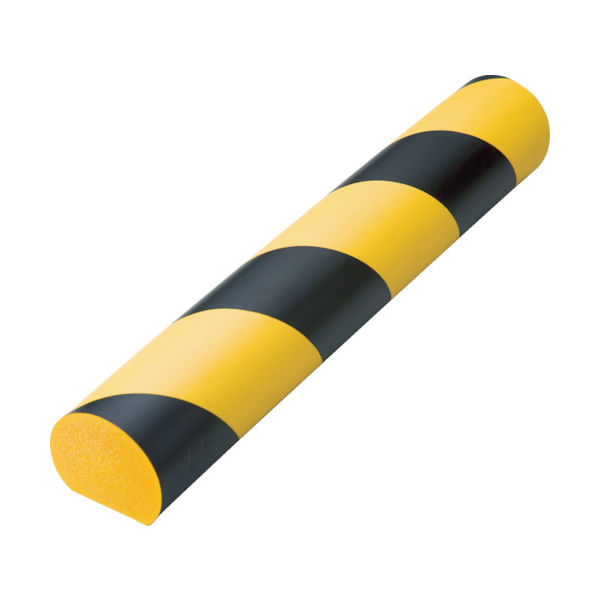 トラスコ中山 TRUSCO 安心クッション かまぼこ型 1本入り 黒/黄 TAC-114 1本 415-7281（直送品）