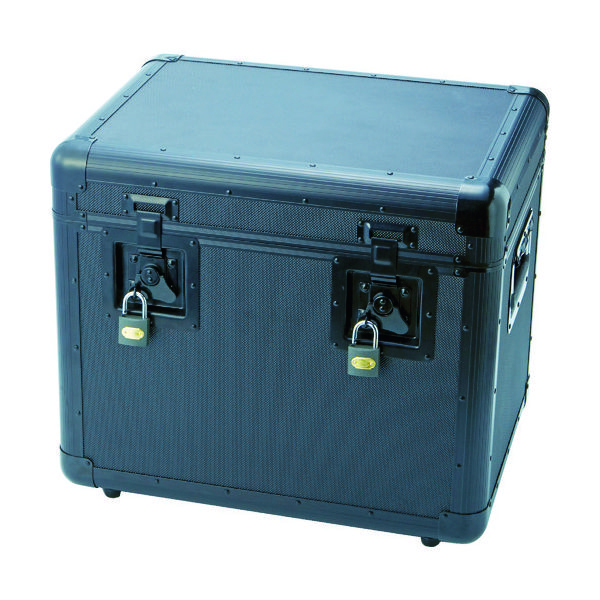 トラスコ中山 TRUSCO 万能アルミ保管箱 黒 480X360X410 TAC-480BK 1個 416-2943（直送品）