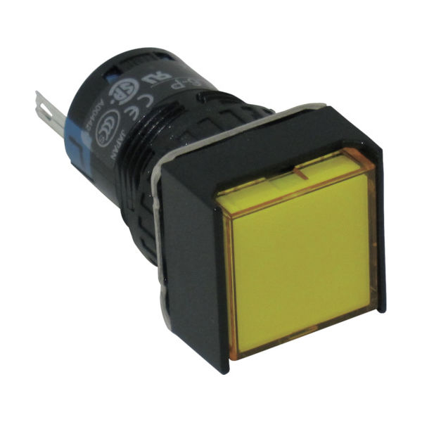 IDEC φ16正角形表示灯 AL6Q-P4Y 1個 418-3479（直送品）