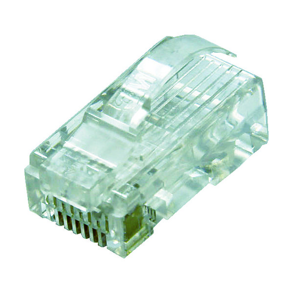 スリーエム ジャパン コーニング Cat5e RJ45モジュラープラグ (100個入) VOL-RJ45PLG-5ELL 1箱(100個)（直送品）