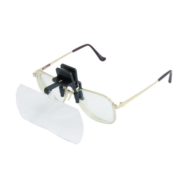 池田レンズ工業 池田レンズ 双眼メガネルーペクリップタイプ1.6倍&2倍 HF-40DE 1個 417-1861（直送品）