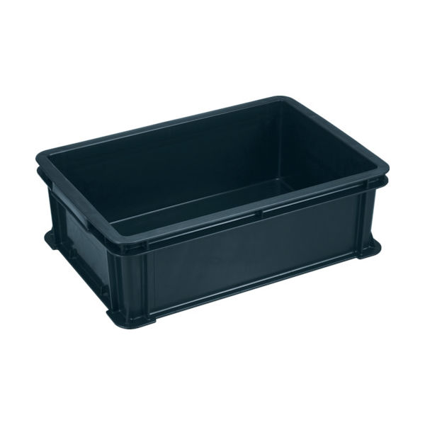 岐阜プラスチック工業 RISU 導電性コンテナ 133874 RBE型コンテナーRBー23導電ブラック RBE-23 1個 423-1996（直送品）
