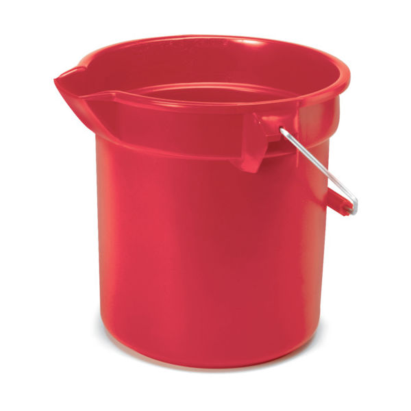 ニューウェルブランズ・ジャパン エレクター ラバーメイド ブルートバケツL・レッド 13.2L 2614-RED 1個 421-9082（直送品）