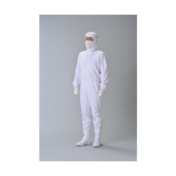 ガードナー ADCLEAN クリーンスーツ ホワイト L CK10341L 1着 401-3841（直送品）