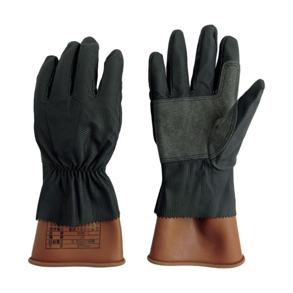 渡部工業 ワタベ 低圧ゴム手袋用カバー大 738-L 1双 429-9671（直送品）