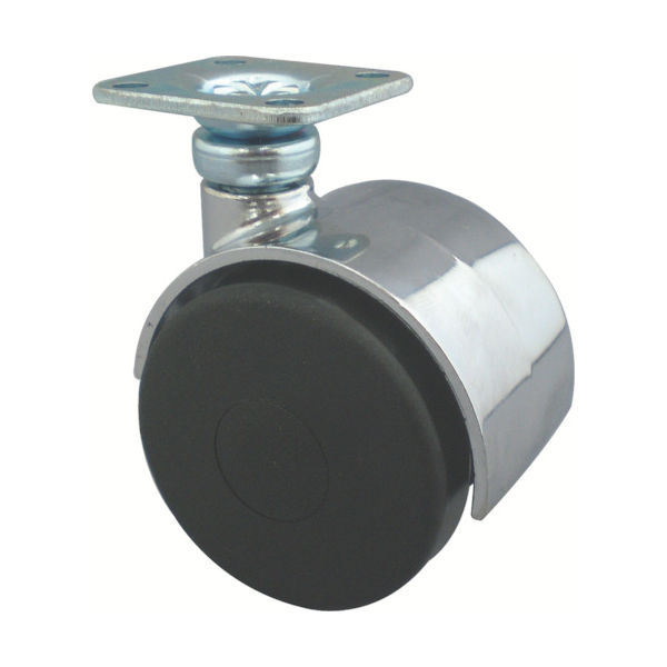 東信製作所 トーシン プレート式双輪キャスター 40径 自在 W40-P 1個 404-1771（直送品）