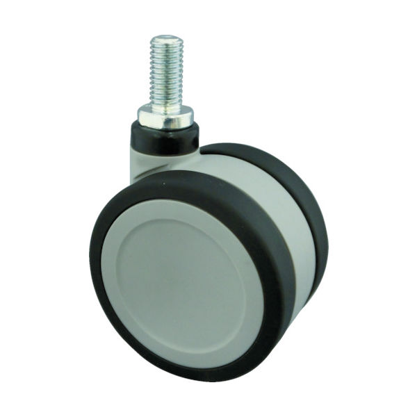東信製作所 トーシン ねじ込み双輪キャスター 75径 自在ボルト M12x1.75 KT75-BM12XP1.75 1個 404-0783（直送品）