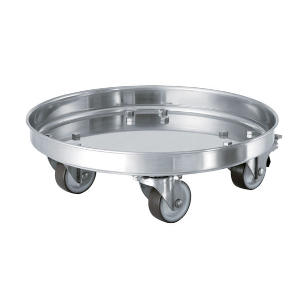 MONOVATE タンク運搬用ステンレス台車 SUSウレタン車 適用サイズ33 KMS-33 1台(1個) 398-2459（直送品）