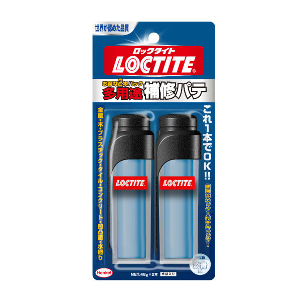 ヘンケルジャパン ロックタイト LOCTITE 多用途補修パテ 2本パック DHP-482 1パック