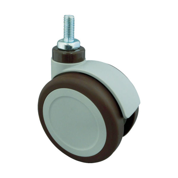 東信製作所 トーシン ねじ込み双輪キャスター 100径 自在 X4-BM12XP1.75 1個 404-1879（直送品）