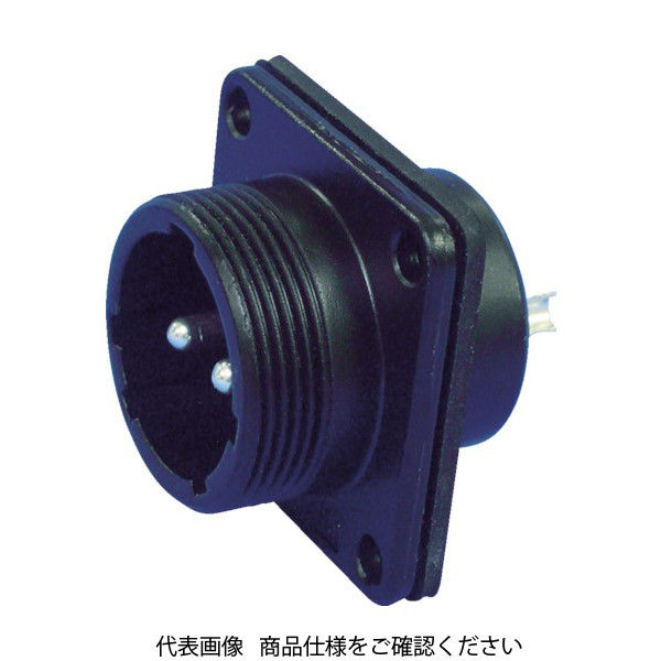 七星科学研究所 七星 防水メタルコネクタ NJWー20シリーズ 4極 RM NJW-204-RM 1個 413-2661（直送品）