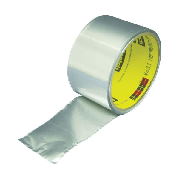 スリーエム ジャパン 3M 耐熱アルミテープ 38mm×9m ALT-38 1巻 410-6971（直送品）