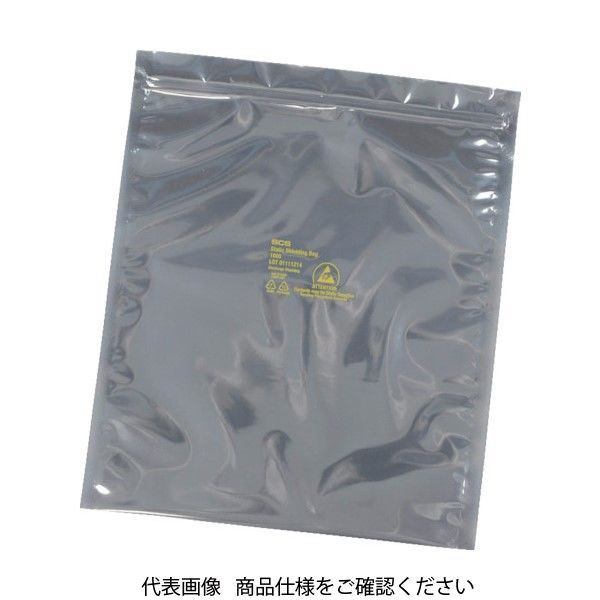 DESCO JAPAN SCS 静電気シールドバッグ ジップトップタイプ203X254mm 100枚入 300810 1箱(100枚)（直送品）