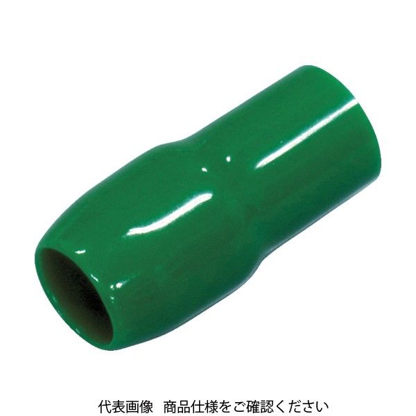 品川商工 TCVキャップ(緑) (50個入) TCV-601-G 1袋(50個) 413-7108（直送品）