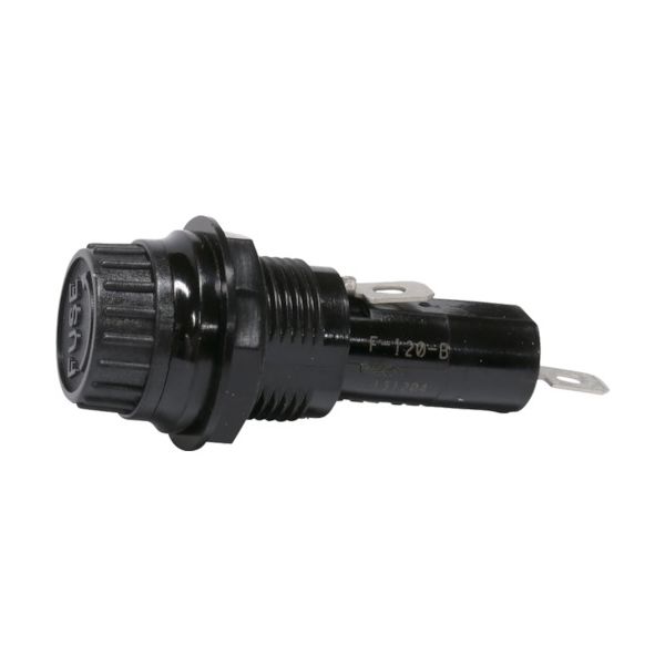 サトーパーツ 筒型ヒューズホルダー Fー120ーB 1個 417-3091（直送品）
