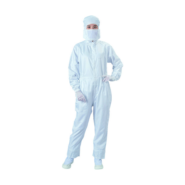 ブラストン フード付つなぎ服 ホワイト LLサイズ BSC-11032-W-LL 1着 416-5144（直送品）
