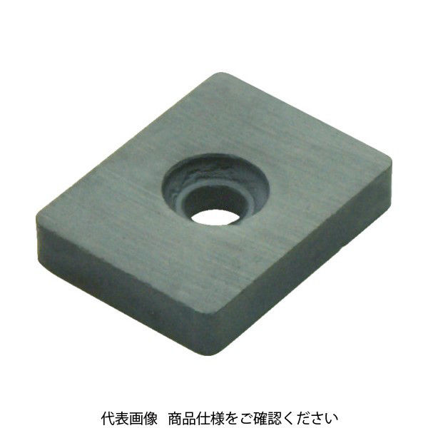 マグナ フェライト磁石 角形・穴あり (10個入) 3-41603010 1袋(10個) 416-6981（直送品）