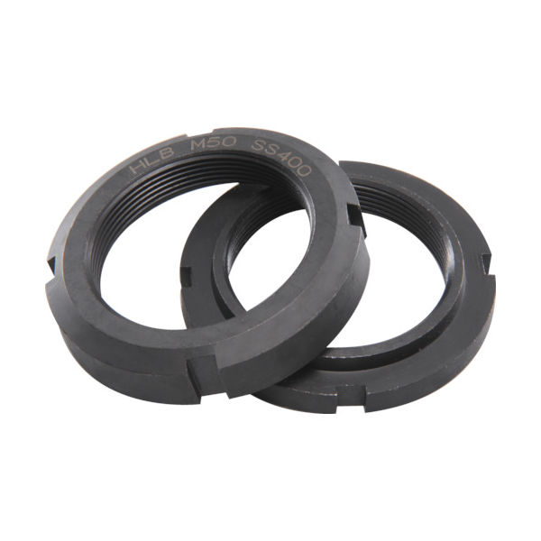 ハードロック工業 ハードロック ハードロックベアリングナット M50X1.5 HLB-S-50C-01-PO 1個(1セット)（直送品）