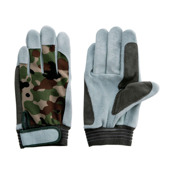 富士グローブ 牛床革手袋 JSー128L ジャストオイル甲メリマジック 5343 1双 422-7221（直送品）