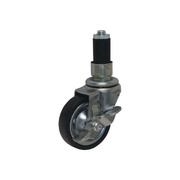 矢崎化工 YAZAKI イレクター 導電パイプキャスター YGRー100SE 1個 419-1781（直送品）