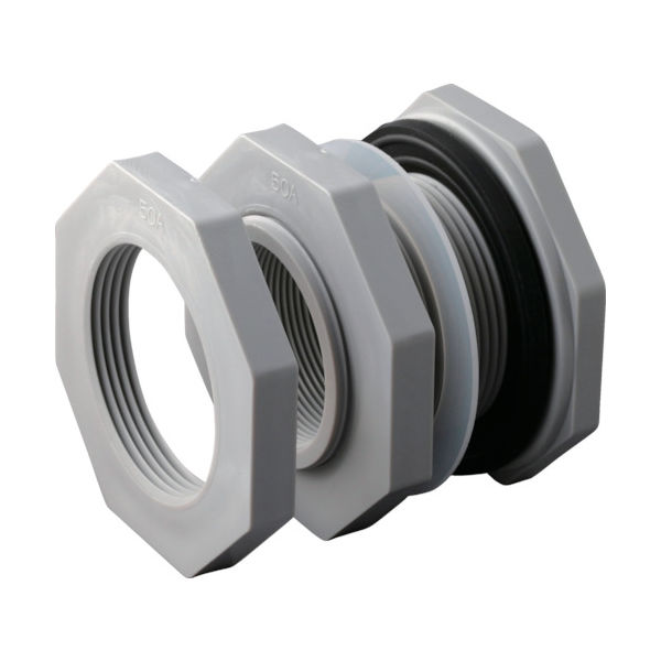 スイコー PEフィッティング 50A FKM PE FITTING 1個 417-3562（直送品）