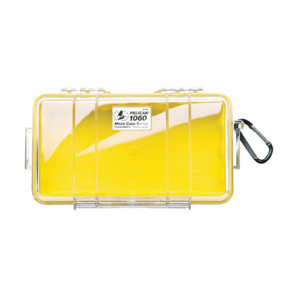 Pelican Products マイクロケース 1060 黄 238×141×67 1060Y 1個 420-5197（直送品）
